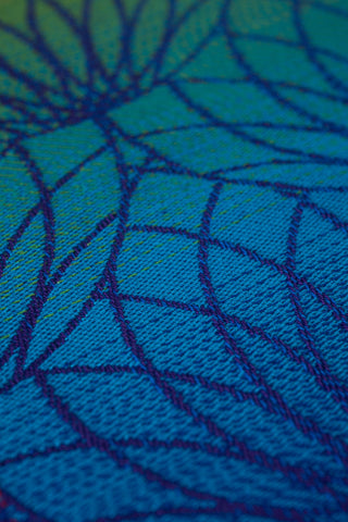 LennyLamb fabric Rainbow lotus design
