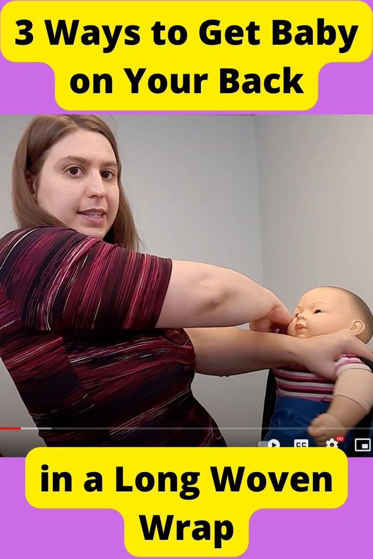 3 Ways to Get Baby on Your Back in a Long Woven Wrap Mama & Roo's