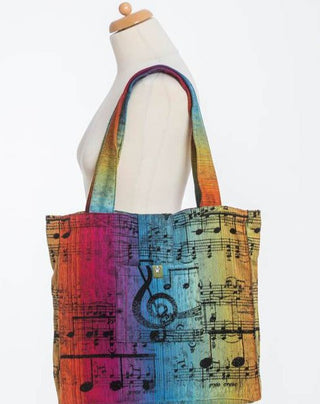 Lenny Lamb Shoulder Bag Print Symphony Rainbow Dark 
