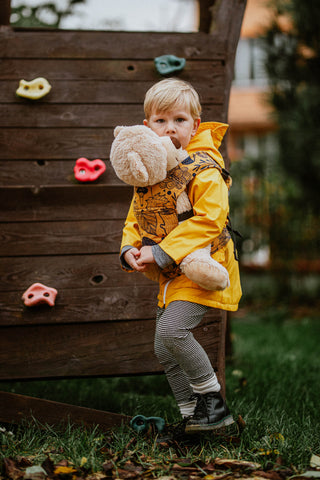 Doll Carrier in Under the Leaves - Golden Autumn Design