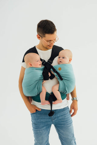 *New* LennyTwin - Ombre Green - Twin Carrier & Hip Sling *Winter 2024*