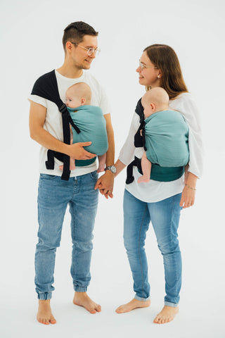 *New* LennyTwin - Ombre Green - Twin Carrier & Hip Sling *Winter 2024*