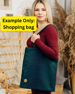 A sample image of a Shopping bag - this is not the design you will receive, this is an example of what the bag style looks like. You will receive this bag in the chosen preorder design for this listing.