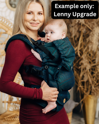 A sample image of a Lenny Upgrade- this is not the design you will receive, this is an example of what the carrier style looks like. You will receive this carrier in the chosen preorder design for this listing.