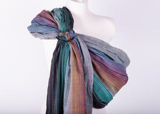 Handwoven wrap conversion ring sling in design Always