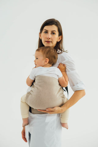 LennyHip Hip sling baby carrier in Peanut Butter pattern