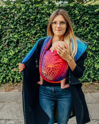 Rainbow Lotus Asymmetrical Sweatshirt