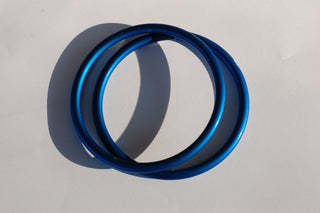 Large Blue Sling Rings