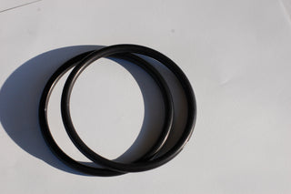 Large Black Sling Rings