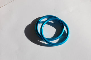 small turquoise sling rings