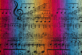 Symphony Rainbow Dark wrap fabric